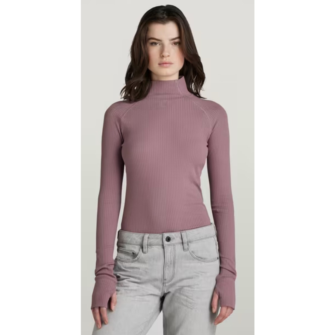 G-Star Raw Mock Neck Top, Size M